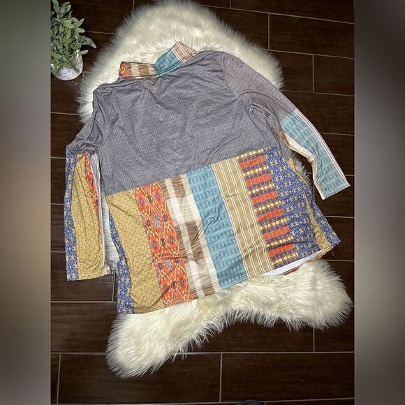 Azalea by Firmiana cowl shawl neck tunic top sz 3X - Picture 4 of 7